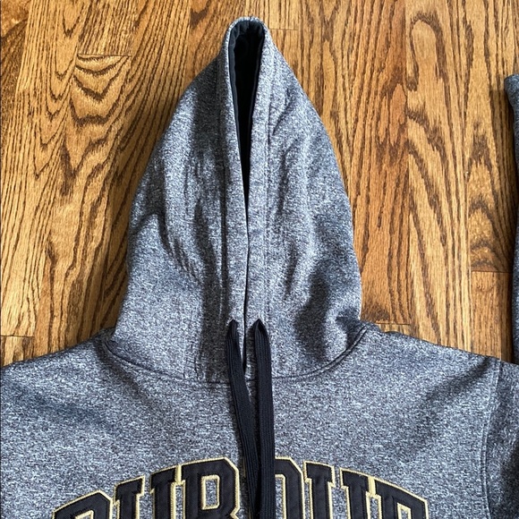 Gray Purdue Boilermakers Hoodie, men’s small. Fleece lined, excellent condition - Picture 10 of 13